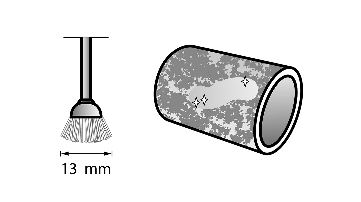 Dremel Brass brush 13 mm (536)