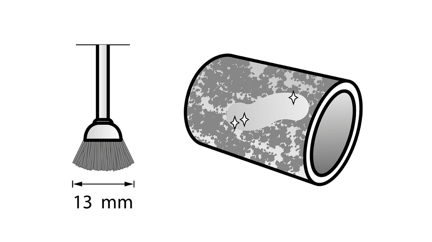 DREMEL® Carbon Steel Brush 13 mm (442)