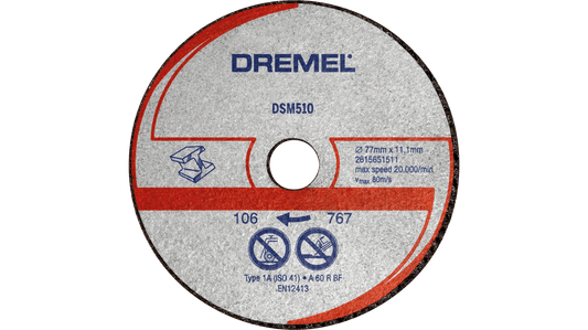 Dremel DSM20 Metal and Plastic Cutting Wheel (DSM510)