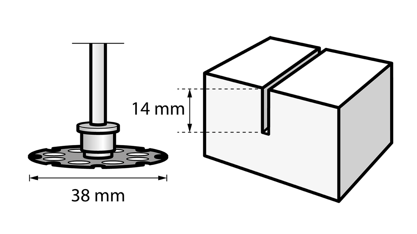 DREMEL® EZ SpeedClic: Wood Cutting Wheel. (SC544)