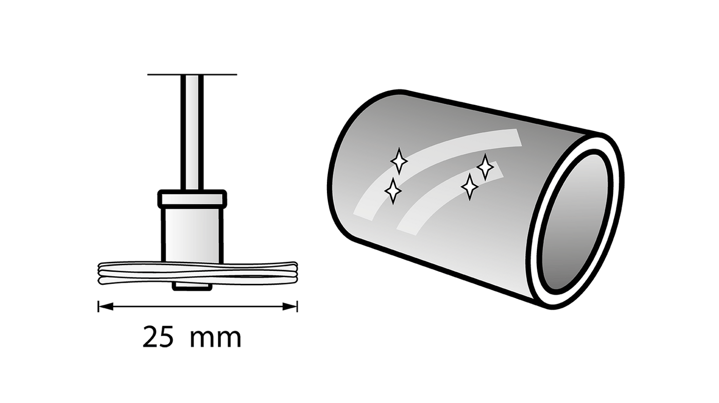 DREMEL® EZ SpeedClic: Polishing Cloth Wheel. (423S)