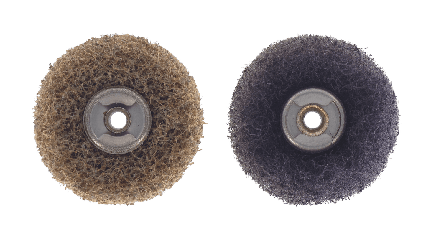 Dremel EZ SpeedClic: Finishing Abrasive Buffs 180 & 280 grit (511S)