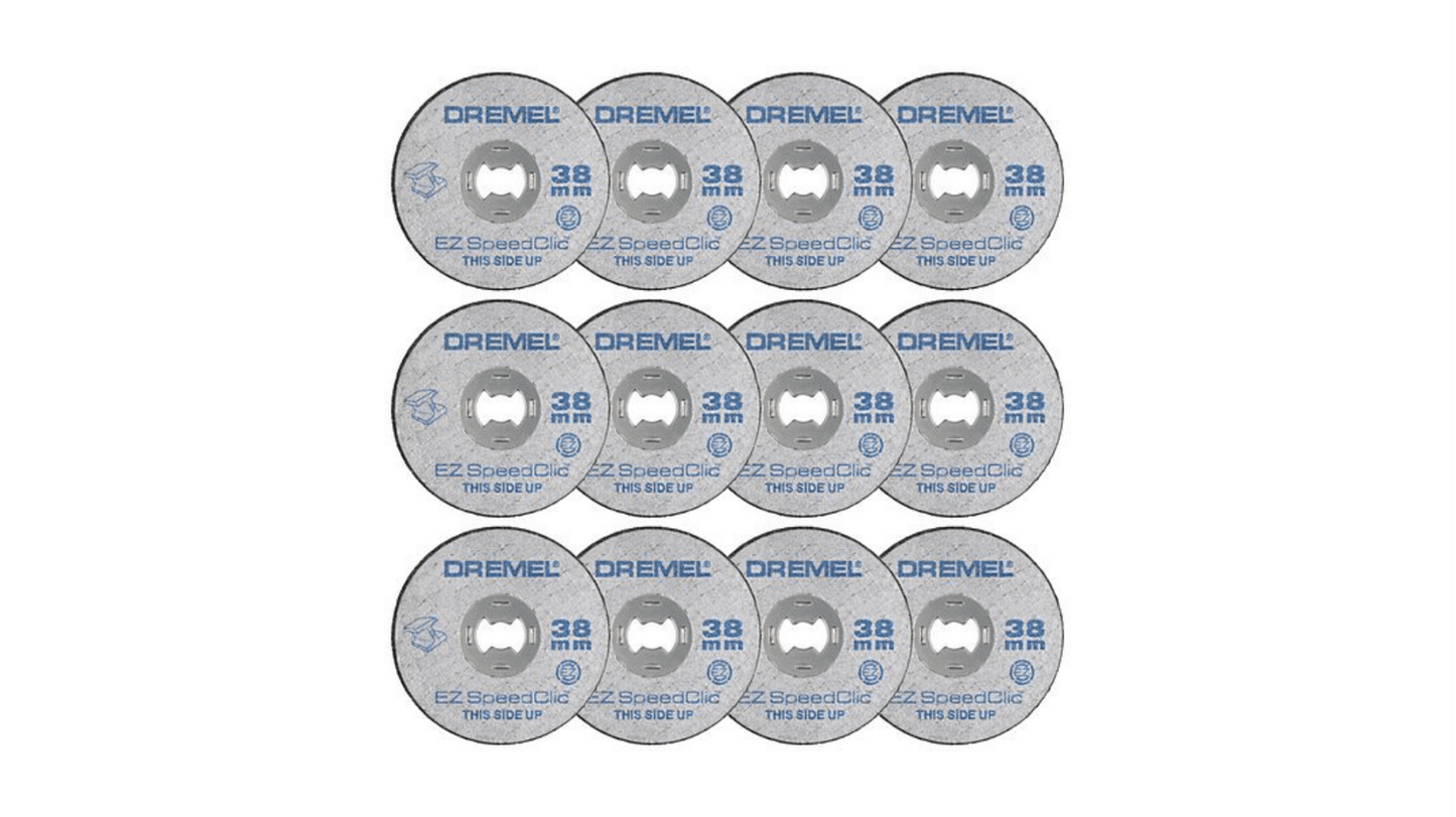 DREMEL® EZ SpeedClic: Metal Cutting Wheels 12-Pack. (SC456B)