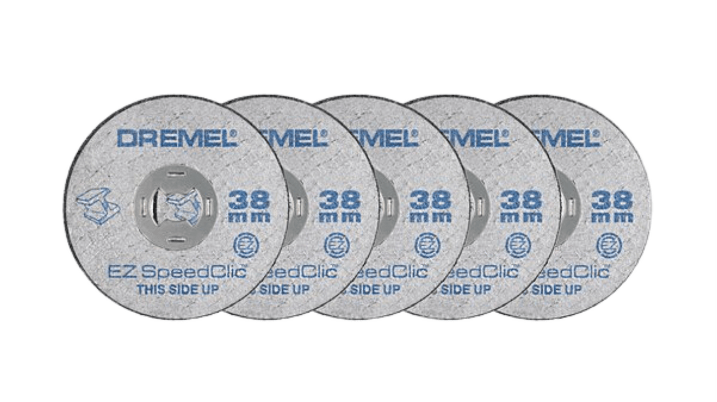 DREMEL® EZ SpeedClic: Metal Cutting Wheels 5-Pack. (SC456)