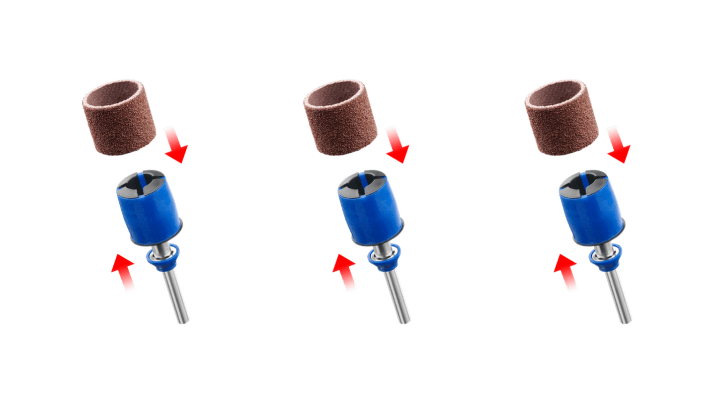 DREMEL® EZ SpeedClic: sanding mandrel & sanding bands (SC407)