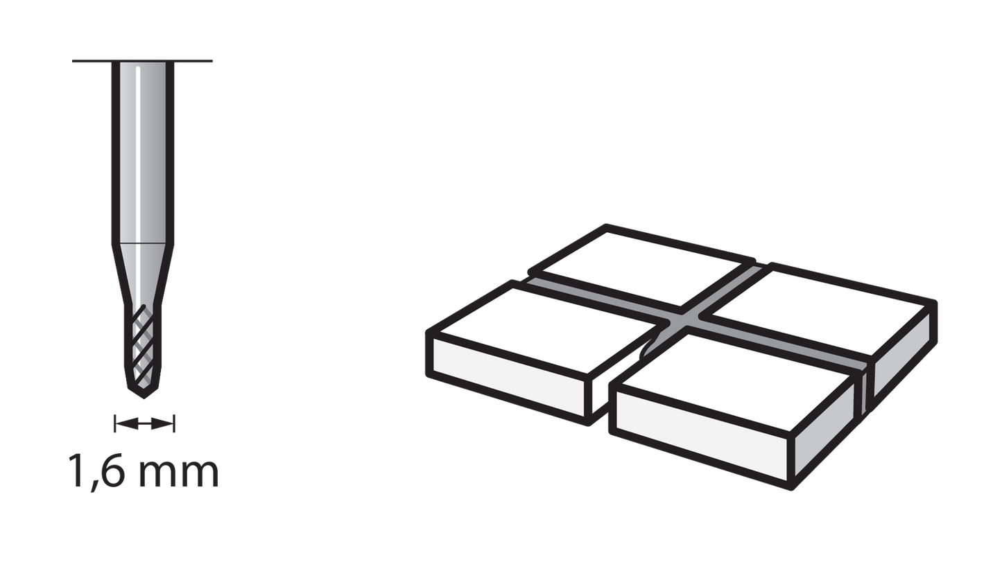 DREMEL® Grout Removal Bits 1,6 mm (569)