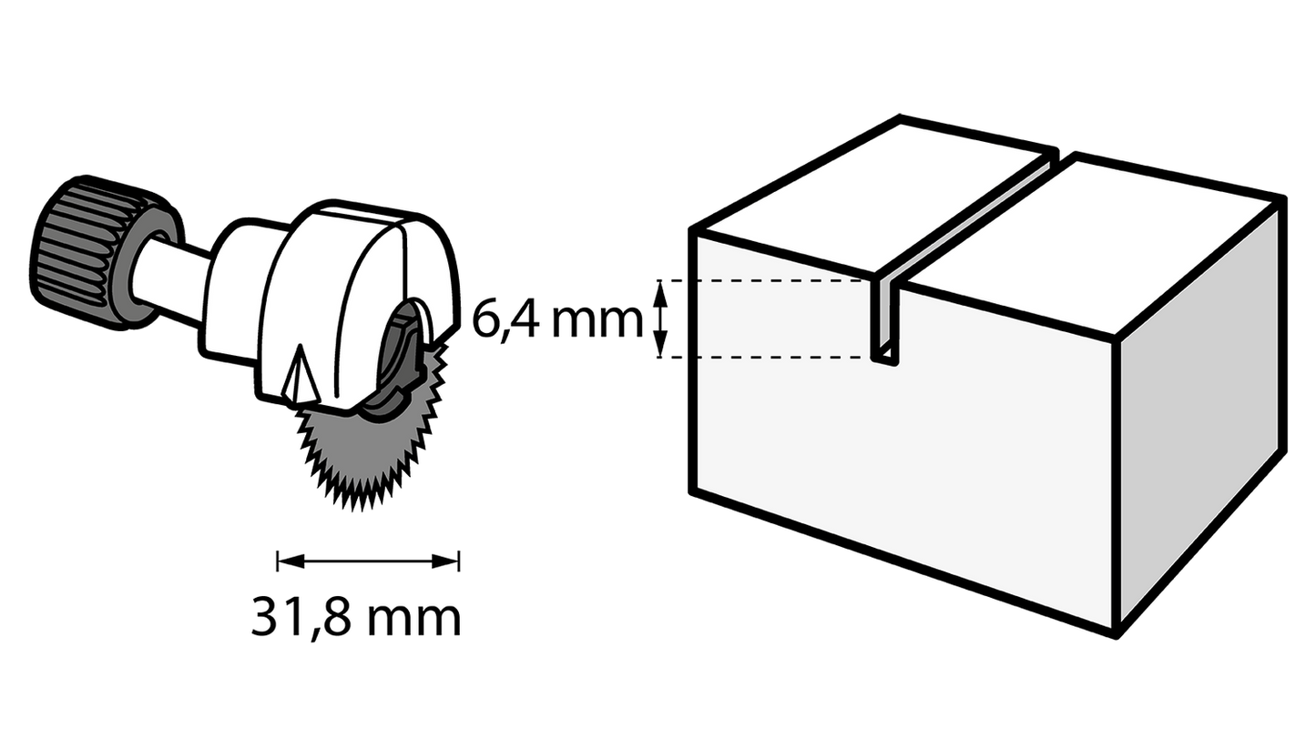 Dremel Rip/Cross-Cut Blade 31,8 mm (546) (Pack of 2)