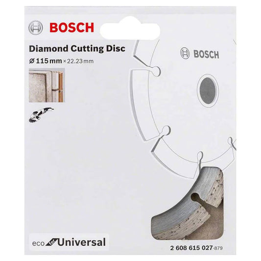 BOSCH DIAMOND CUTTING DISC 115mm 4 1/2" UNIVERSAL 2608615027