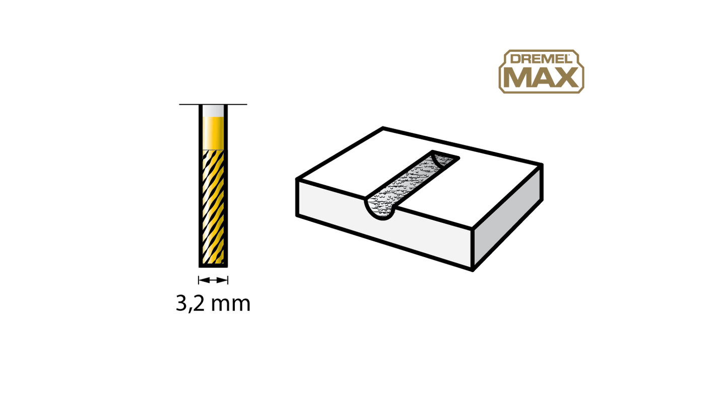 Tungsten Carbide Carving bit DREMEL® MAX (9901DM)